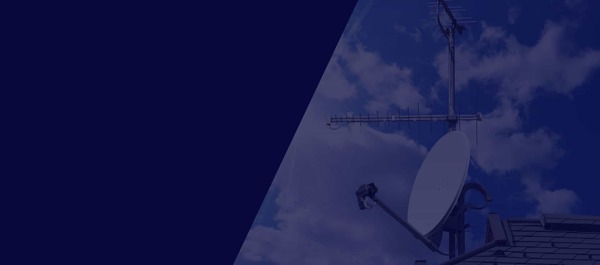 Satellite background decoration